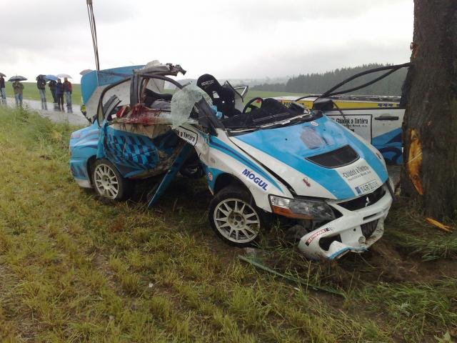 Tragická nehoda při Rallye v Havlíčkově Brodě - Okrouhlička