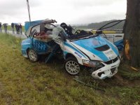 Tragická nehoda při Rallye v Havlíčkově Brodě - Okrouhlička