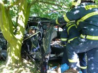 Řidič německé národnosti nepřežil nehodu v Buštěhradu - Buštěhrad