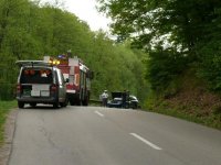 Motocyklista skončil se středně těžkým zraněním