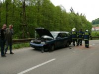 Motocyklista skončil se středně těžkým zraněním - Křtiny