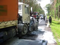 Těžká nehoda osobního a nákladního vozidla na Královéhradecku - Týniště nad Orlicí, Třebechovi