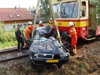 Srážku s vlakem nepřežili dva lidé - Horní Planá