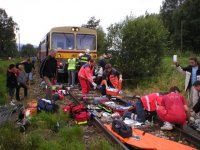 Srážku s vlakem nepřežili dva lidé - Horní Planá