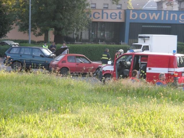 Dopravní nehoda v Hronově - Hronov