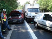 Hromadný střet na pětatřicítce - Cerekvice nad Loučnou