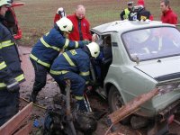 Střet osobních vozidel - Škoda vs. Renault - Slemeno u Vrchlabí na Trutnovs