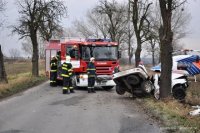 Naráz do stromu řidička nepřežila, její dítě ano