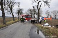 Naráz do stromu řidička nepřežila, její dítě ano - Věrovany