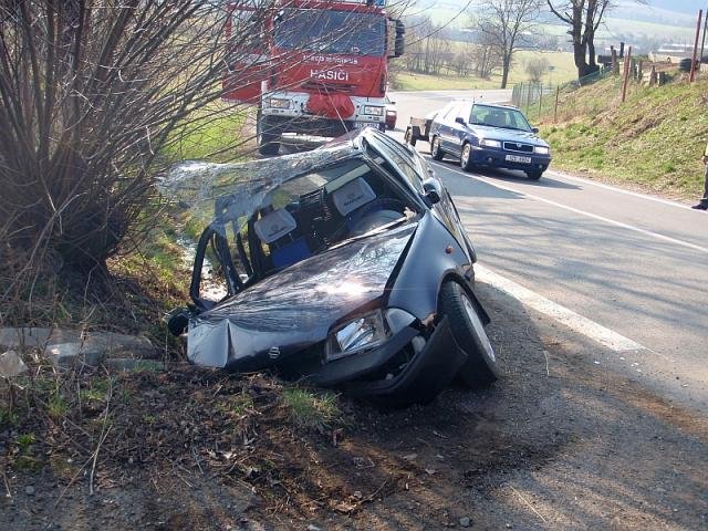 Vážná nehoda v obci Horní Lideč - Horní Lideč