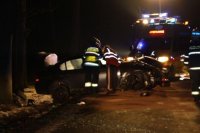 Nepřiměřená rychlost měla za následek smrt řidiče - Horní Bříza