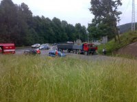 Nehoda Fiatu Panda a nákladní Tatry - Teplice nad Bečvou