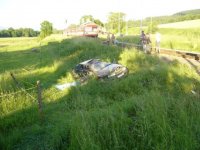 Nehoda na železničním přejezdu v obci Branky - Branky