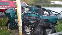 Ošklivě vyhlížející dopravní nehoda na R35 dopadla jen se zraněním