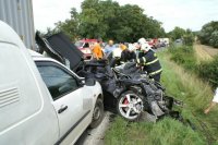 Řidič Porsche zahynul při nehodě u obce Ješín - Ješín