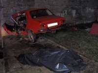 Mladík zemřel po nárazu do betonového nosníku - Biskupice, Ludkovice
