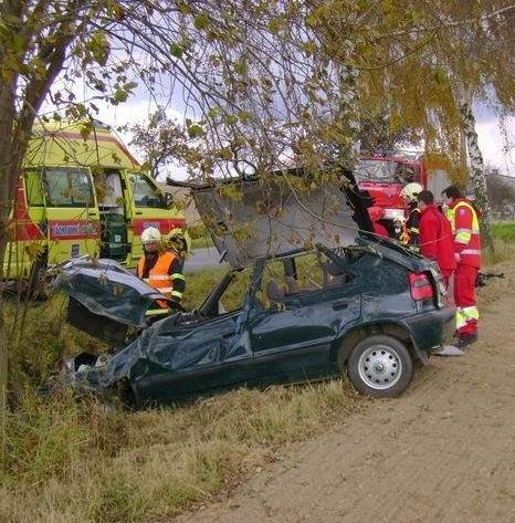 Ve Felicii zahynul mladý řidič - Habry, Miřátky