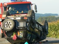 Dopravní nehoda nedaleko Polné u Jihlavy - Polná