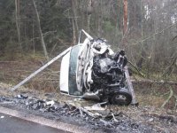 Tragická nehoda u Toužimi si vyžádala jeden lidský život - Toužim, Plzeň