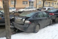 Naboural pět vozidel - hl.m.Praha