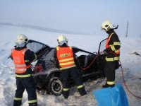 Tragická nehoda nákladního a osobního vozidla - Vysoké Mýto