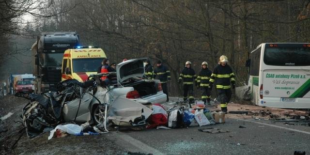 Tragická dopravní nehoda u Dobřan - Dobřany