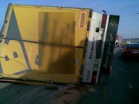 Řidič kamionu nepřizpůsobil rychlost - D-1 Exit 190 směr Svitavy, výs