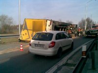 Řidič kamionu nepřizpůsobil rychlost - D-1 Exit 190 směr Svitavy, výs