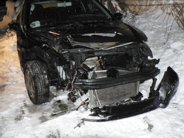 Nehoda dvou vozidel na příjezdu do Kladna (sletiště) - Kladno