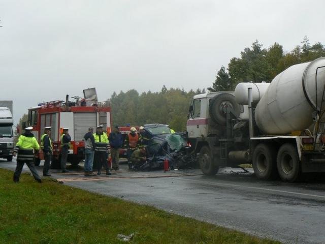 Twingo čelně s Tatrou - Vítkov