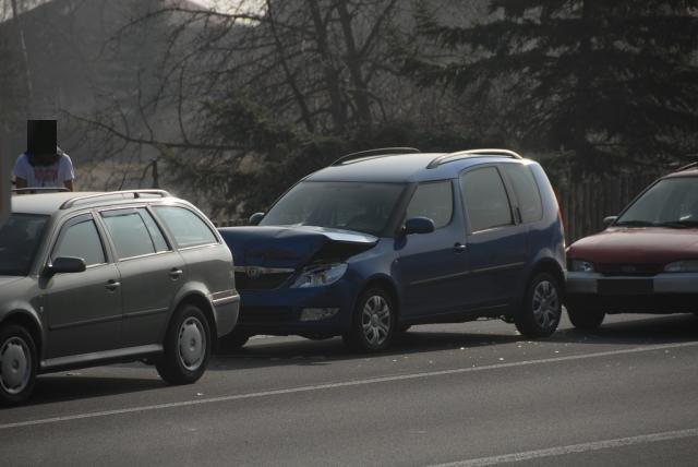 Dopravní nehoda dvou vozidel v Černovicích - Černovice