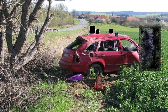 Nepřiměřená rychlost - jeden mrtvý a jeden těžce zraněný - Vitějovice