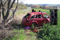 Nepřiměřená rychlost - jeden mrtvý a jeden těžce zraněný