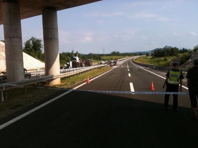 Nehoda českého autobusu v Chorvatsku, osm mrtvých - Záhřeb, Split