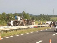 Nehoda českého autobusu v Chorvatsku, osm mrtvých - Záhřeb, Split