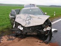 Při nehodě na Uherskohradišťsku zemřel řidič - Bánov, Uherské Hradiště