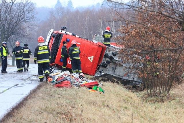 Nehodám se nevyhnou ani hasiči - Ratiboř (Polsko)