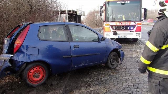 Srážka dvou vozidel v Ostravě - Ostrava