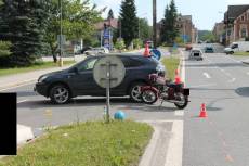 Řidič ohrozil motocyklistu, ten mu poškodil vůz