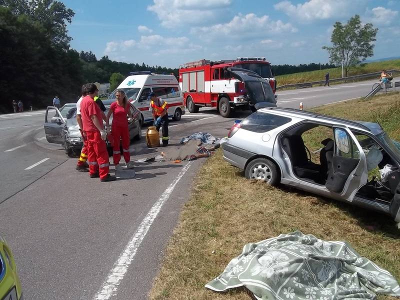 Tragická dopravní nehoda u Žamberka, zemřeli tři lidé - Žamberk