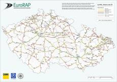Riziková mapa silnic v ČR