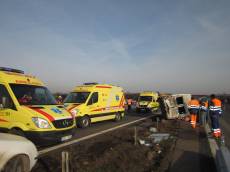 Dopravní nehoda na D1 si vyžádala šest zraněných
