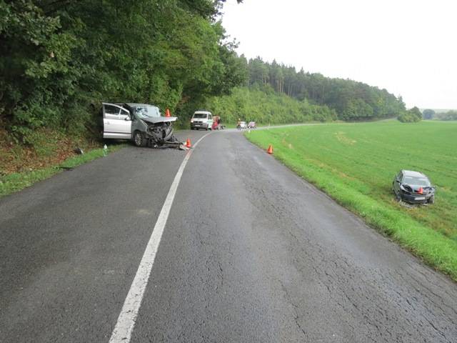 Špatné předjíždění mělo za následek čtyři zraněné - Koryčany