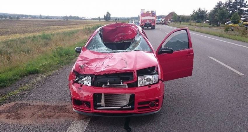 Cyklistu smetlo auto - Týniště nad Orlicí