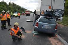Tragická nehoda se stala na dálnici D11 u Prahy - D 11