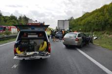 Tragická nehoda se stala na dálnici D11 u Prahy - D 11