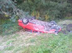 U obce Milná došlo k nehodě tří aut