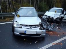 Nehoda na Klatovsku, při které se zranili tři lidé a jeden člověk zemřel. - Železná Ruda