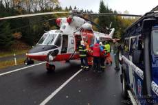 Nehoda na Klatovsku, při které se zranili tři lidé a jeden člověk zemřel. - Železná Ruda