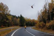 Nehoda na Klatovsku, při které se zranili tři lidé a jeden člověk zemřel. - Železná Ruda